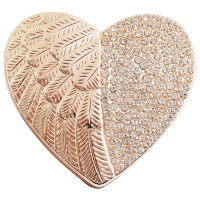 Magnet Brosche für Schal Taschen Kleidung Strass Steine Gold-, silber-, rosegoldfarben Design 3