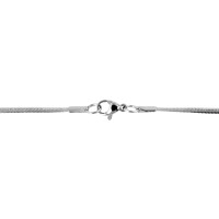 Halskette Edelstahl Silberfarben Schlangekette Damen 40 cm .- 50 cm