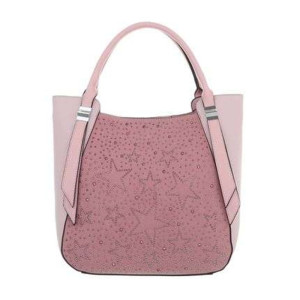 Damenhandtasche Handtasche Schultertasche Kunstleder Pinkfarben Damen