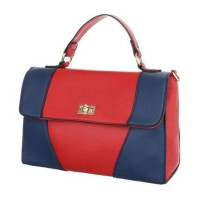 Damenhandtasche Handtasche Umhängetasche Kunstleder Blau Rot Damen Mädchen