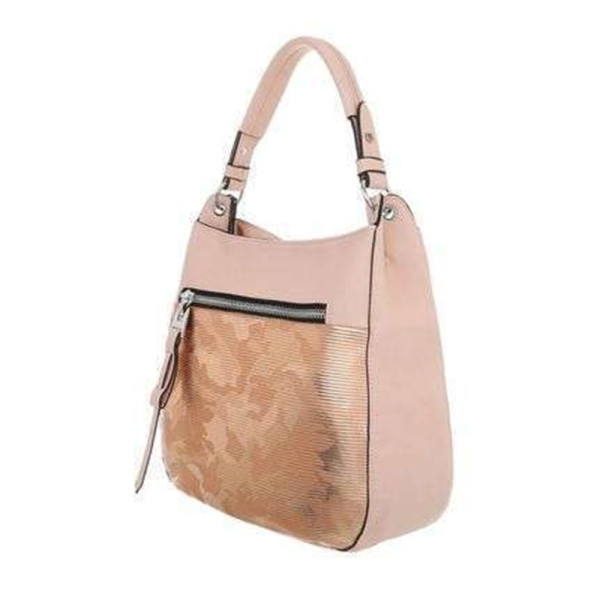 Damenhandtasche Handtasche Umhängetasche Shopper Kunstleder Pink Pinkfarbene Metallicoptik Damen Mädchen