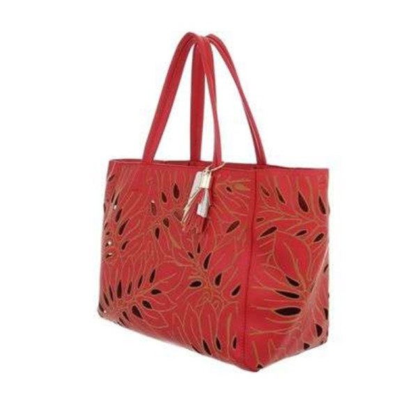 Damenhandtasche Handtasche Umhängetasche Shopper Kunstleder Rot Damen Mädchen