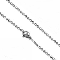Halskette Edelstahl Silberfarben Anker Länge 40 cm 45 cm 50 cm 60 cm Damen Herren