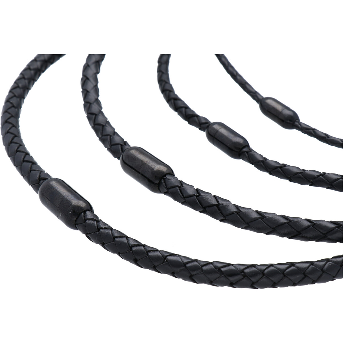joyMerit 10 pcs 2 mm Lederband Endet Magnetverschluss Kettenverschluss Magnet Verschluss für DIY Halskette Armband 